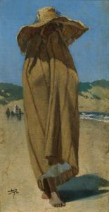 BUCHSER Frank 1828-1890,Moroccan woman,1880,Galerie Koller CH 2023-12-01