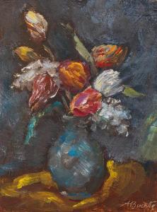 BUCHTA Alfred 1880-1952,Blumen in Vase,im Kinsky Auktionshaus AT 2022-06-30