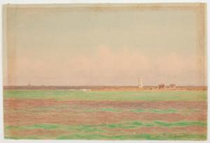 BUCHTERKIRCH Armin 1859-1915,Florida Lighthouse,Burchard US 2022-06-18