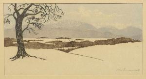 BUCHWALD ZINNWALD Erich,Künstler ist Moritz von Grünewaldt Winterlandschaf,1920,Wendl 2020-03-05