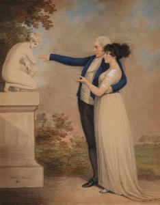 BUCK Adam 1759-1833,An Elegant Couple Admiring The 'Lely Venus',1801,Sotheby's GB 2024-02-02