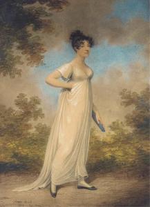 BUCK Adam 1759-1833,Portrait of a lady, full-length, in a landscape,1803,Christie's GB 2004-05-14