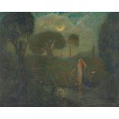 BUCK Claude 1890-1974,Woman in a Moonlit Landscape,Treadway US 2017-03-04