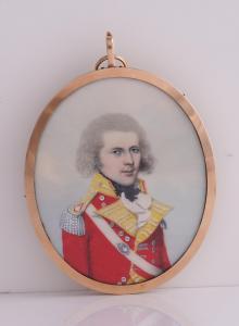 BUCK Frederick 1771-1839,Portrait of a military man in red and yellow,Bellmans Fine Art Auctioneers 2022-10-11