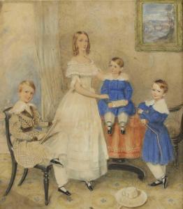BUCK Sidney 1790-1860,PORTRAIT OF CHILDREN OF THE ARMSTRONG FAMILY,Sworders GB 2019-12-03