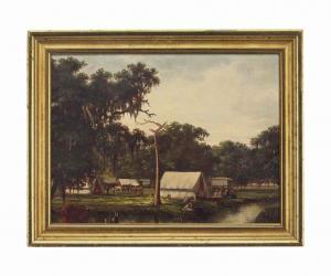 BUCK William Henry 1840-1888,Camp on a Bayou,Christie's GB 2017-01-19