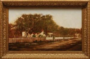 BUCK William Henry 1840-1888,Stately Home under the Live Oaks along a New Orle,Neal Auction Company 2021-11-20