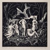 BUCKLAND WRIGHT John 1897-1954,Five Bathers,Dreweatts GB 2016-03-17