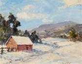 BUCKLER Charles E. 1869-1953,Untitled (The Winter Cottage),Hindman US 2018-12-13