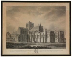 BUCKLER John,South East View of the cathedral church of Winches,1808,Anderson & Garland 2020-06-18