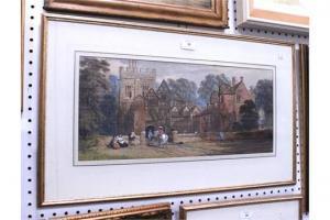 BUCKLEY J F,Historical View of a Manor House,Tooveys Auction GB 2015-08-12