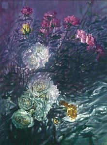 BUCKLEY J F,Roses I,1984,International Art Centre NZ 2017-02-21