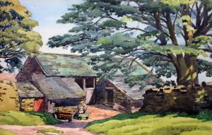 BUCKLEY SYDNEY 1899-1982,Barn At Hill Farm,Warren & Wignall GB 2019-12-11