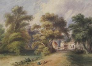 BUCKLEY William,Water Mill with Fishing Rod and Creel in the foreg,David Duggleby Limited 2016-06-17