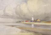 BUCKMAN Percy 1865-1935,Estuary with windmill,Gorringes GB 2024-01-08
