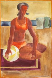 BUCZEK Włodzimierz 1931-1986,Sunbather,1967,Desa Unicum PL 2023-11-16