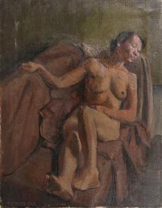 BUDD Kenneth 1925-1995,Nude Reclining,1949,Mallams GB 2014-12-11