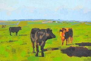 BUDD Stephen,COWS NEAR ROSSGLASS,Ross's Auctioneers and values IE 2017-05-03
