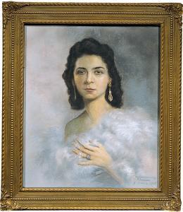 BUDEN B 1900,Ritratto di donna,1945,Farsetti IT 2006-05-05
