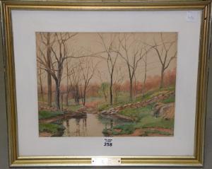 BUDWORTH William S 1861-1938,EARLY SPRING,Hood Bill & Sons US 2018-08-28