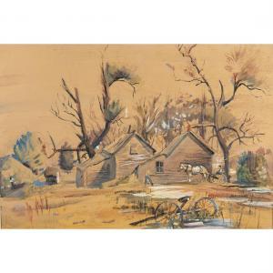 BUEHR George F 1905-1983,Ripton, VT,1942,MICHAANS'S AUCTIONS US 2023-03-17