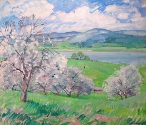 BUEHR GRANGER KATHERINE 1900-1900,Blossoming Trees,iGavel US 2014-03-28