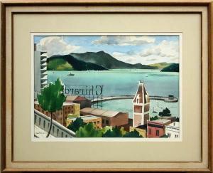 BUEL Herbert 1915-1984,''The Bay,'',Clars Auction Gallery US 2010-09-12