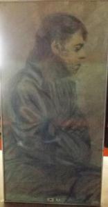 BUELENS Jenny 1923-1989,portraits de Jacques Brel et un autre portrait,Millon & Associés 2016-05-31
