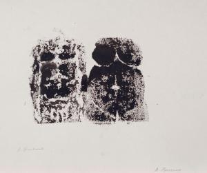 BUENO Antonio 1918-1984,Doppia impronta,Galleria Pananti Casa d'Aste IT 2017-07-12