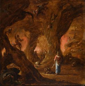 BUESEM Jan Jansz 1600-1649,A sorceress in a wood surrounded by devils,Sotheby's GB 2020-04-08