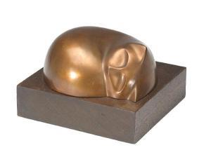 BUFANO Beniamino Benvenuto 1898-1970,Sleeping Cat,Bonhams GB 2010-11-08