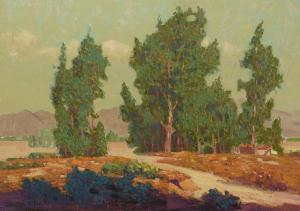 BUFF Conrad 1886-1975,Afternoon (Landscape with Eucalyptus),1920,Bonhams GB 2023-11-30