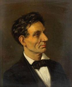 BUFF Sebastian 1829-1880,Portrait d'Abraham Lincoln,1866,Piguet CH 2010-06-16