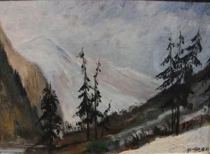 BUFFA Jean 1900-1900,Etude de montagne,Aguttes FR 2018-10-08