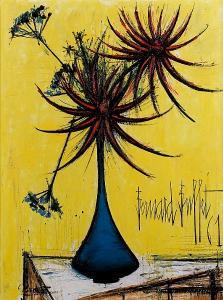 BUFFET Bernard 1928-1999,Flowers on yellow background,1961,Sotheby's GB 2004-06-21
