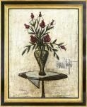 BUFFET Bernard 1928-1999,Roses dans un vase de Gallé,1989,Cannes encheres, Appay-Debussy 2023-10-13