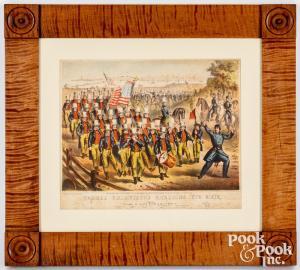 BUFFORD John Henry 1810-1870,Yankee Volunteers Marching into Dixie,Pook & Pook US 2021-08-18