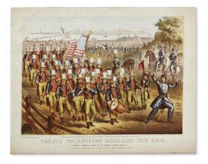 BUFFORD John Henry 1810-1870,Yankee Volunteers Marching into Dixie,Swann Galleries US 2016-06-21