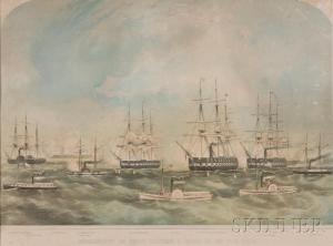 BUFFORDS J.H 1841-1870,BOMBARDMENT OF FORTS HATTERAS,Skinner US 2009-08-09