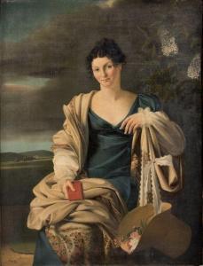 BUGEAUD Marie Claude 1941,Portrait présumé d'une demoiselle,1819,Binoche et Giquello FR 2018-11-23