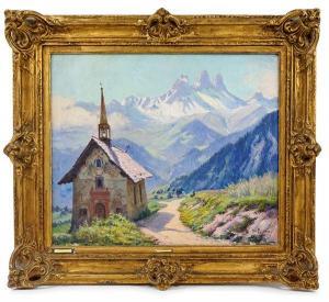 BUGNARD Jean Marius 1880-1947,La cappella di Villard-Dessous,Pirone Casa d'Aste IT 2023-04-13