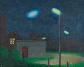 BUHLER Michael 1940-2009,UFO over Industrial Estate,1981,Bonhams GB 2010-06-30
