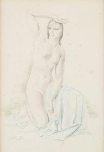 BUISSERET Louis 1888-1956,Esquisses de nus,1940,Horta BE 2023-01-23