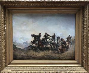 BUJON Emile 1800-1800,La charge de cavalerie,1888,Adjug'art FR 2023-07-25