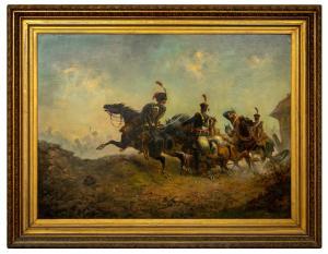BUJON Emile 1800-1800,Scena di battaglia,1890,Trionfante IT 2022-10-16