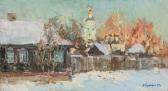 BUKAKIN IVAN ALEKSEEVICH 1933,By the Old House,888auctions CA 2018-07-05