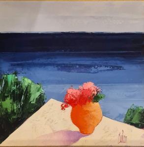 BULAN Stephane 1954,Bouquet devant la mer,Rossini FR 2023-01-17