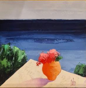 BULAN Stephane 1954,Bouquet devant la mer,Rossini FR 2022-11-09