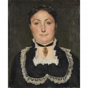 BULAND Eugène 1852-1927,Portrait de dame en buste,1926,Piasa FR 2017-06-15