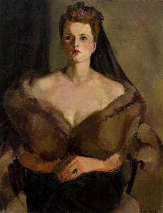 BULEY Vivian J. 1900-1979,Untitled study of a lady,Mallams GB 2022-08-17